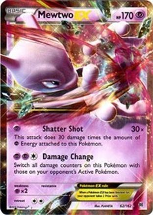 Mewtwo EX (62) 62/162 - XY BREAKthrough Holofoil
