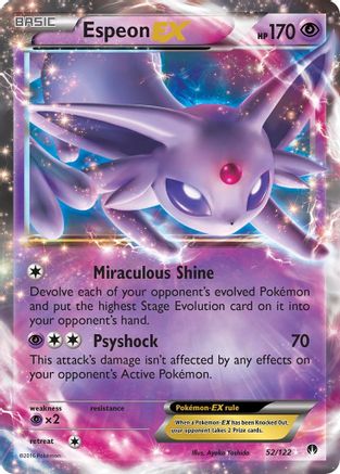 Espeon EX 52/122 - XY BREAKpoint Holofoil