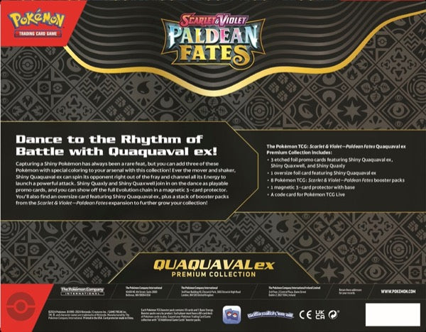 Scarlet & Violet - Paldean Fates Premium Collection | Quaquaval EX