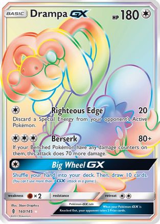 Drampa GX (Secret) 160/145 - SM Guardians Rising Holofoil