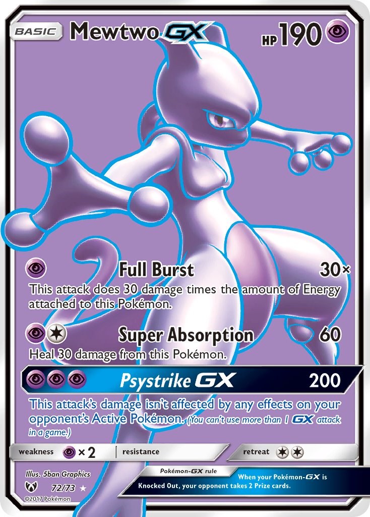 Mewtwo GX (Full Art) [SHL