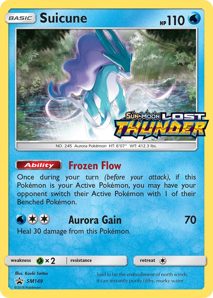 Suicune - SM149 (Prerelease)