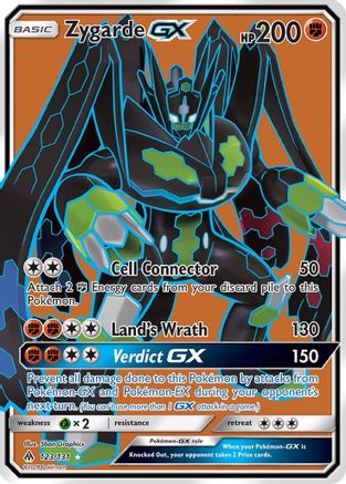 Zygarde GX (Full Art) 123/131 - SM Forbidden Light Holofoil