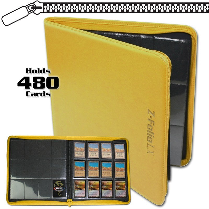 Z-Folio 12-Pocket LX Album - Yellow