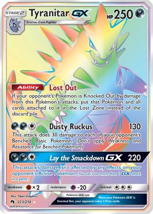 Tyranitar GX (Secret) 223/214 - SM Lost Thunder Holofoil