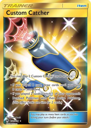 Custom Catcher (Secret) 231/214 - SM Lost Thunder Holofoil