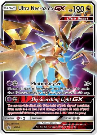 Ultra Necrozma GX - SM126 SM126/248 - SM Promos Holofoil