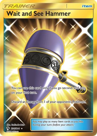 Wait and See Hammer (Secret) 236/214 - SM Lost Thunder Holofoil
