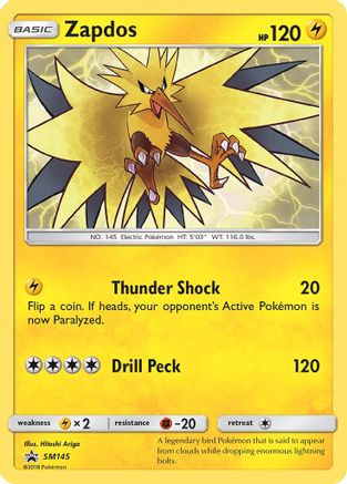 Zapdos - SM145 SM145/248 - SM Promos Holofoil