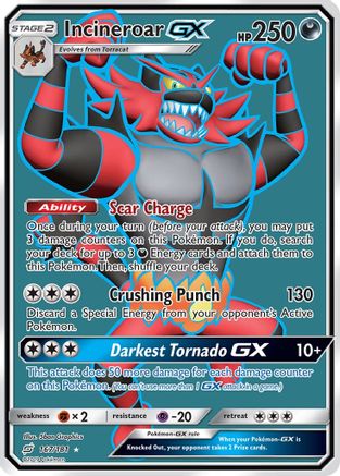 Incineroar GX (Full Art) 167/181 - SM Team Up Holofoil