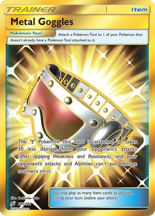 Metal Goggles (Secret) 195/181 - SM Team Up Holofoil