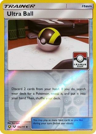 Ultra Ball - 68a/73 (League Cup) 68a/73 - League & Championship Cards Reverse Holofoil