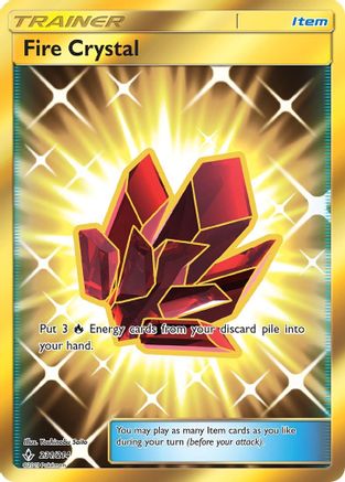 Fire Crystal (Secret) 231/214 - SM Unbroken Bonds Holofoil