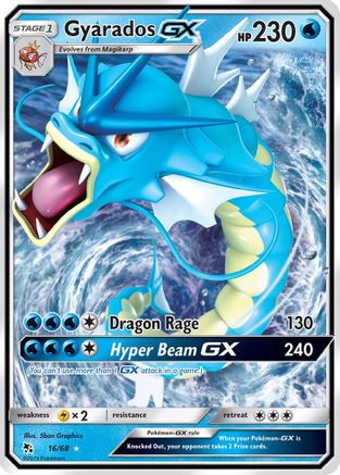 Gyarados GX 16/68 - Hidden Fates Holofoil