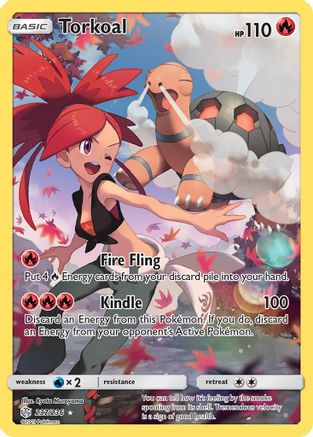 Torkoal (Secret) 237/236 - SM Cosmic Eclipse Holofoil