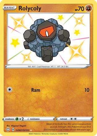 Rolycoly SV067/122 - Shining Fates Shiny Vault Holofoil