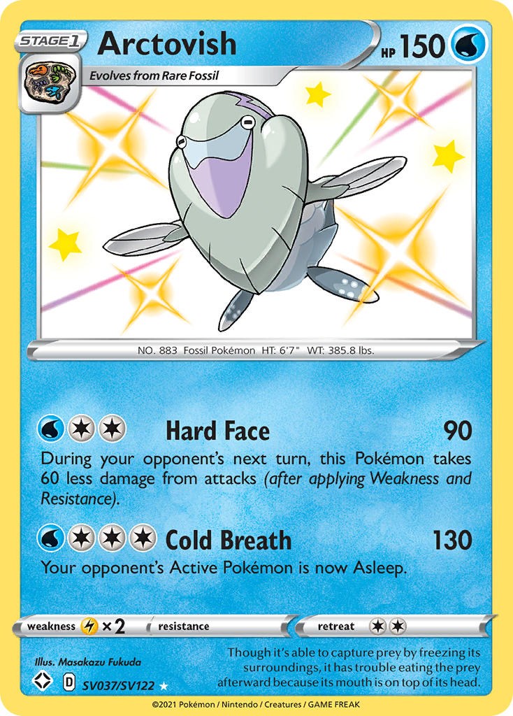 arctovish v pokemon card Evolving Skies Card, Hobbies & Toys, Toys & Games on Carousell The item may be similar but not exactly the same as the image (e.g Arctovish V 048/203 Evolving Skies