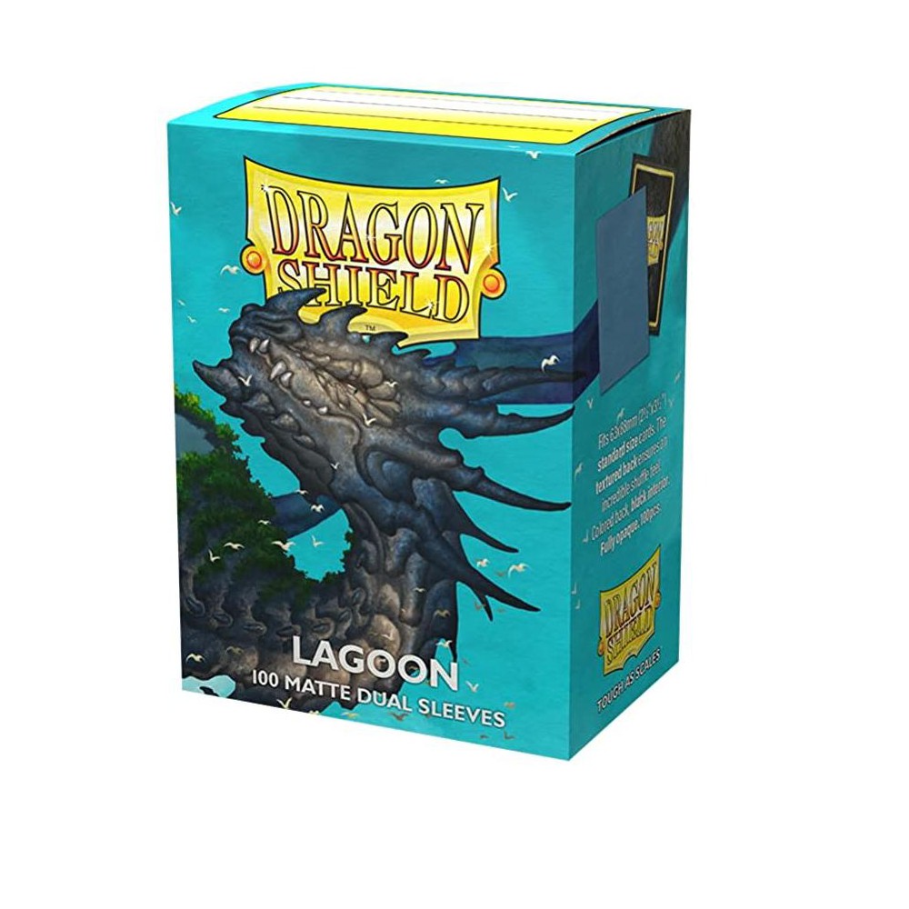 Dragon Shield 100 Dual Card Sleeves Matte Lagoon Card Father Games Dragon Shield 100 Dual Card Sleeves Matte Lagoon Card Father Games