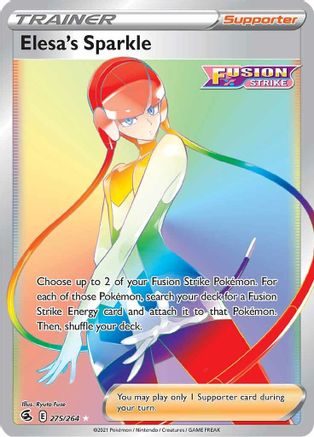 Elesa's Sparkle (Secret) 275/264 - SWSH08 Fusion Strike Holofoil