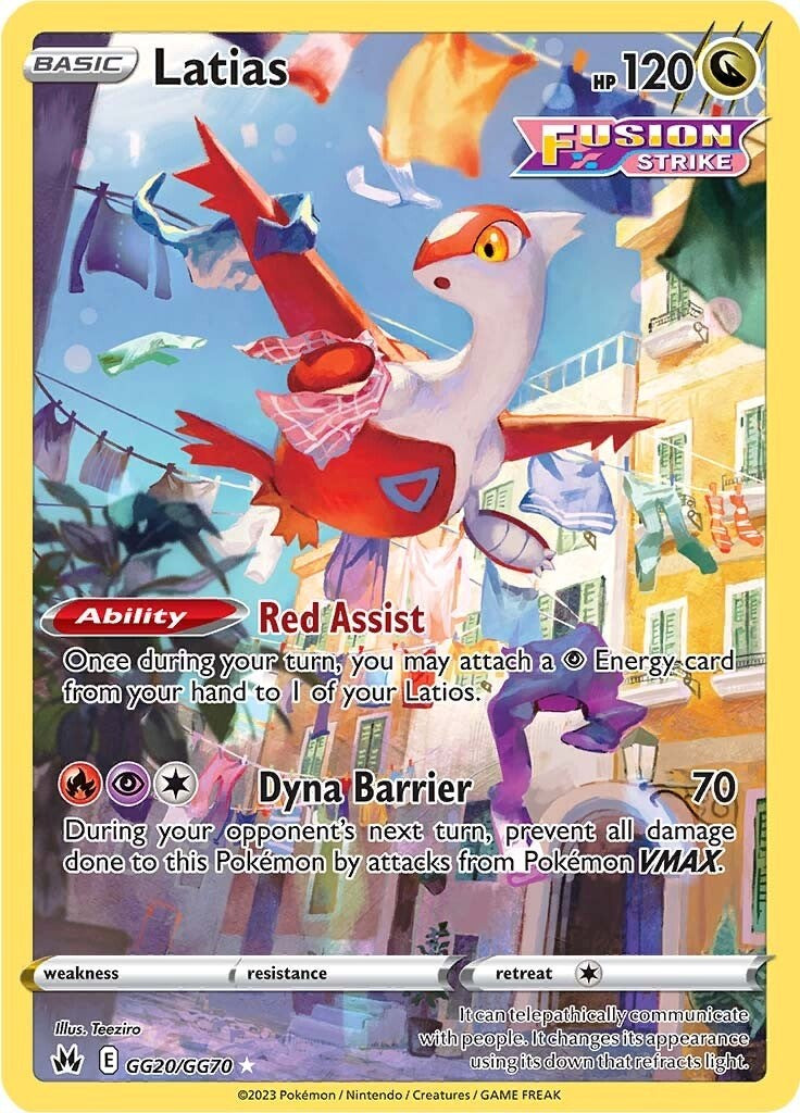 latios and latias pokemon cards Latias [CRZ:GG