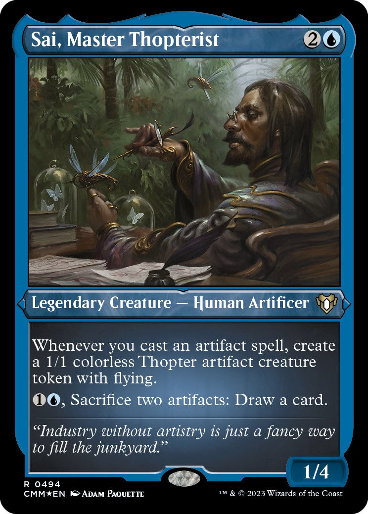 Sai, Master Thopterist (Foil Etched)