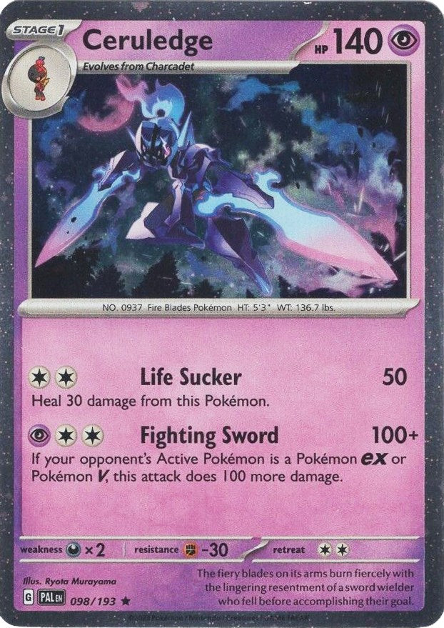 Ceruledge - 098/193 (Cosmos Holo)