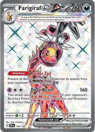 Farigiraf ex - 194/162 194 - SV05 Temporal Forces Holofoil