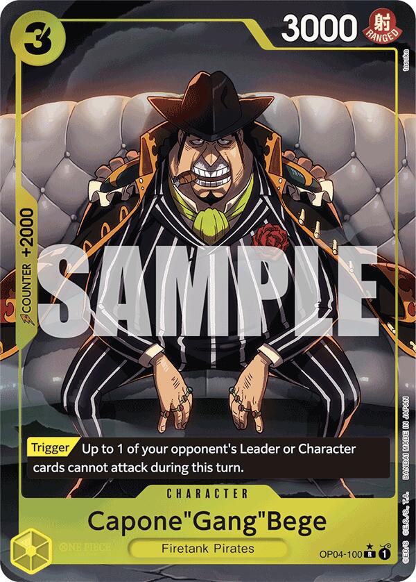 Capone"Gang"Bege (OP04-100) (Alternate Art)