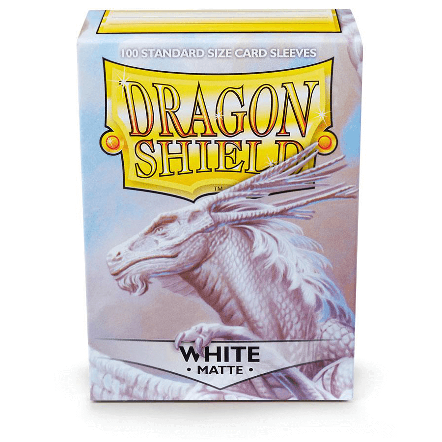 Dragon Shield White Standard Matte Sleeves