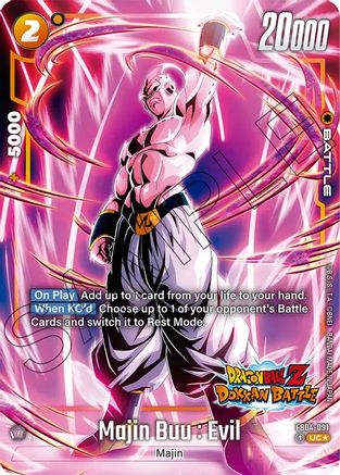Majin Buu : Evil - FB04-091 (Dragon Ball Z Dokkan Battle Alternate Art) (FB04-091) - Ultra Limit Alternate Art Reprints Holofoil