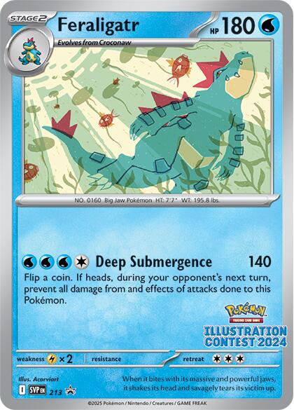 Feraligatr - 213 (Illustration Contest 2024)