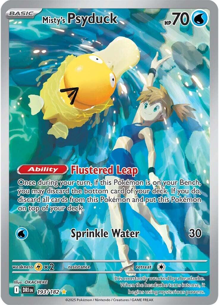 basic psyduck pokemon card Misty's Psyduck - 193/182