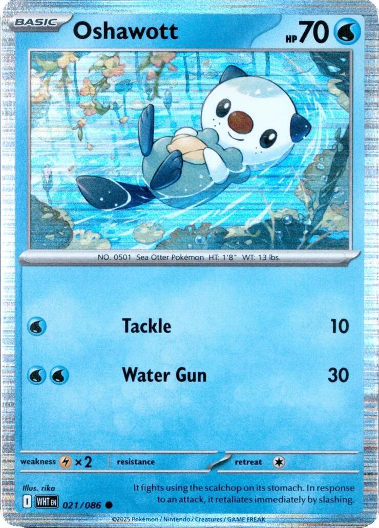 Oshawott - 021/086 (Unova Poster Collection)