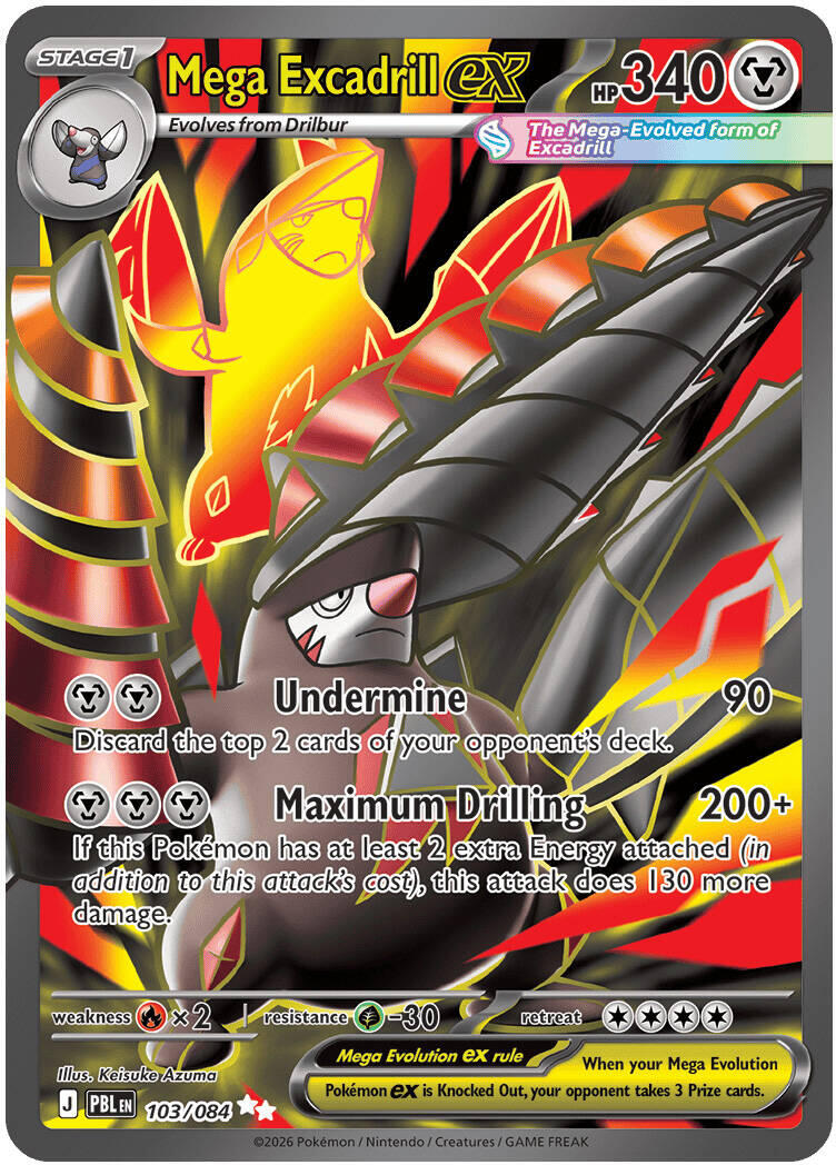 Mega Excadrill ex - 103/084 [PBL