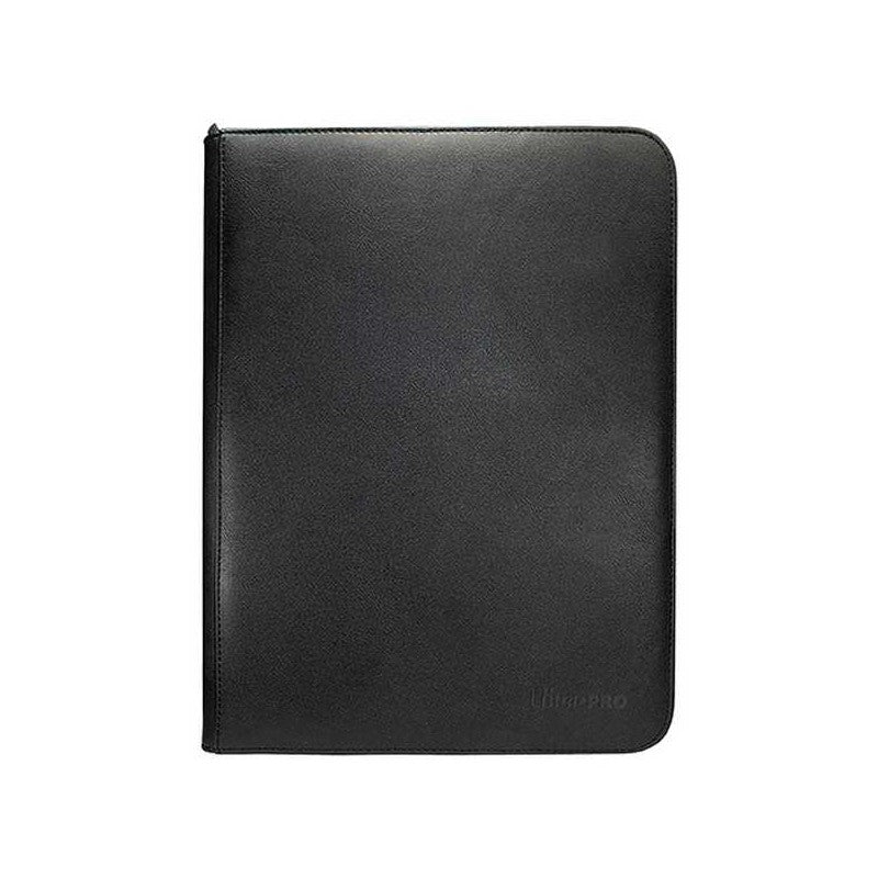 Ultra Pro Vivid Black 9-Pocket Binder Zippered Card Father Games Ultra Pro Vivid Black 9-Pocket Binder Zippered Card Father Games