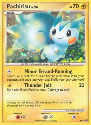 Pachirisu - DP04 DP04/56 - Diamond and Pearl Promos Holofoil