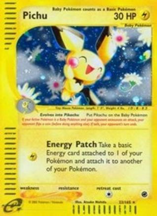 Pichu (22) 22/165 - Expedition Reverse Holofoil