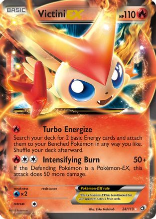 Victini EX 24/113 - Legendary Treasures Holofoil