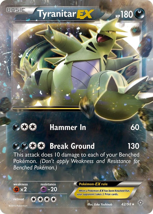 Tyranitar EX - XY - Ancient Origins