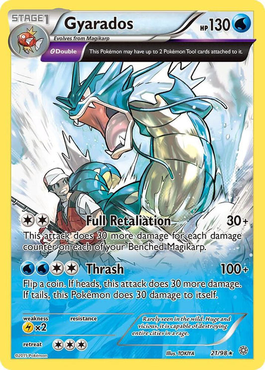 Gyarados (21) - XY - Ancient Origin - Holo Rare