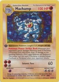 Machamp 1st Edition (Shadowless) - 8/102 - Deck Exclusives