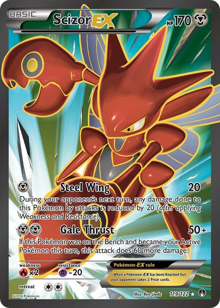 Scizor EX (Full Art) [BKP - 119/122]