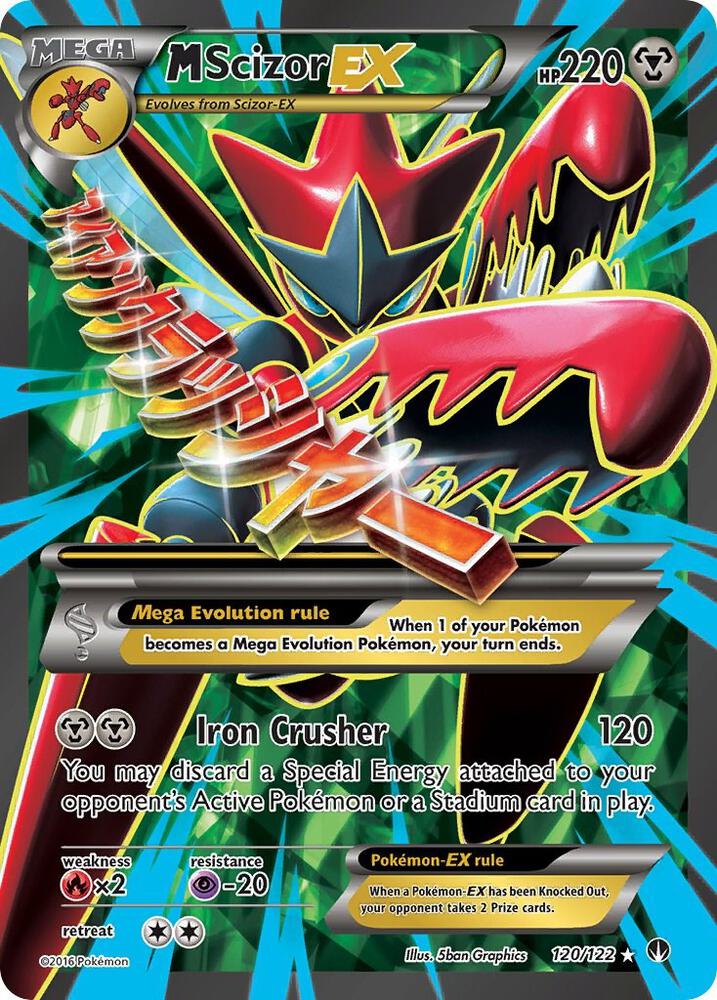 M Scizor EX (Full Art) - XY - BREAKpoint