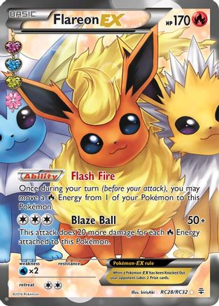 Flareon EX (Full Art) - Generations: Radiant Collection