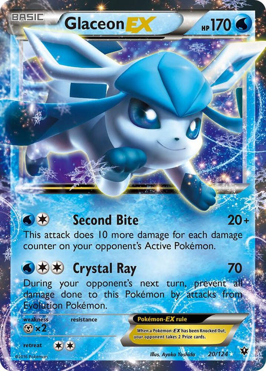 Glaceon EX - XY - Fates Collide