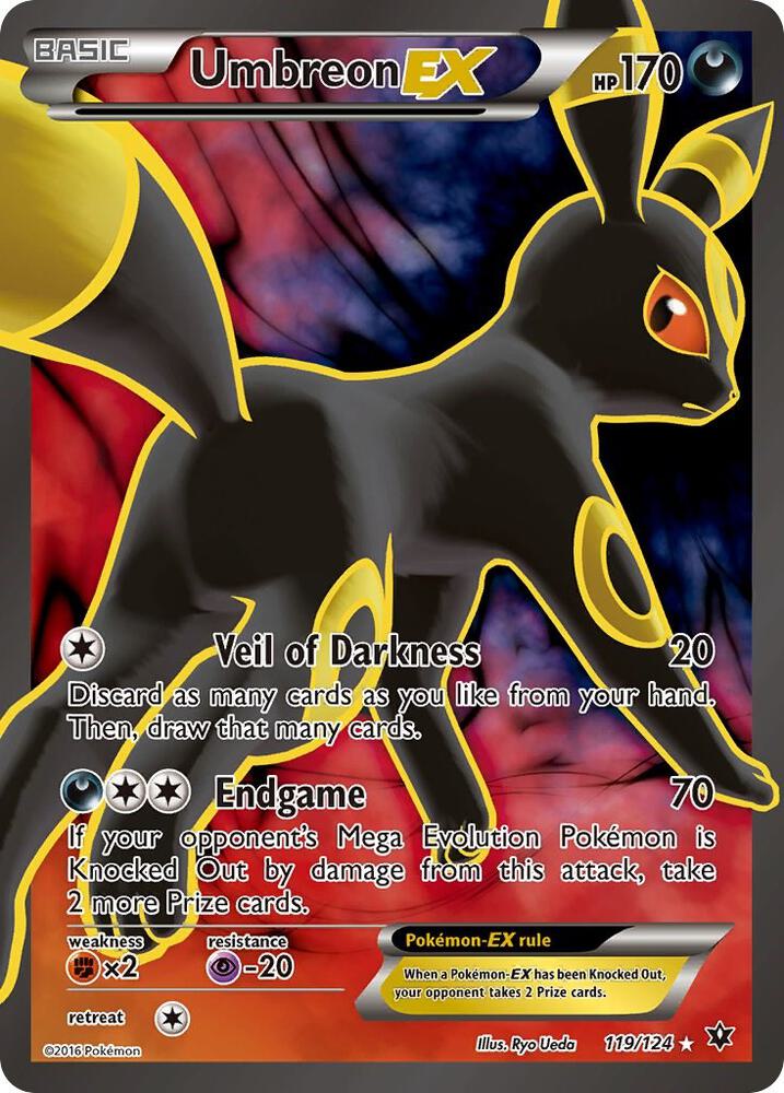 Umbreon EX (Full Art) - XY - Fates Collide