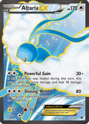 Altaria EX (Full Art) 123/124 - XY  Fates Collide Holofoil
