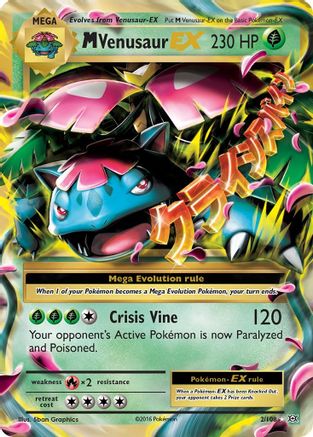 M Venusaur EX 2/108 - XY  Evolutions Holofoil