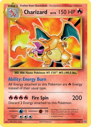 Charizard (Reverse Holo) - XY - Evolutions