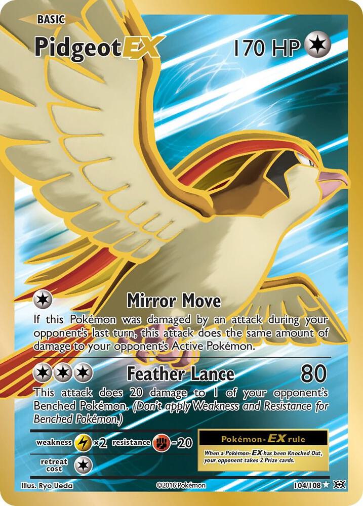 Pidgeot EX (Full Art) - XY - Evolutions